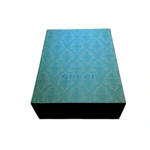 Gucci Green Gift Box/Tissue Paper/Ribbon/Card
